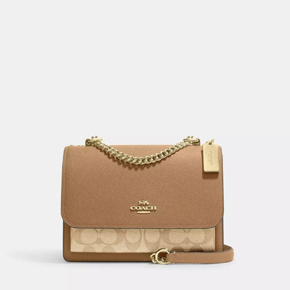 Coach Klare Crossbody Bag In Micro Signature Canvas