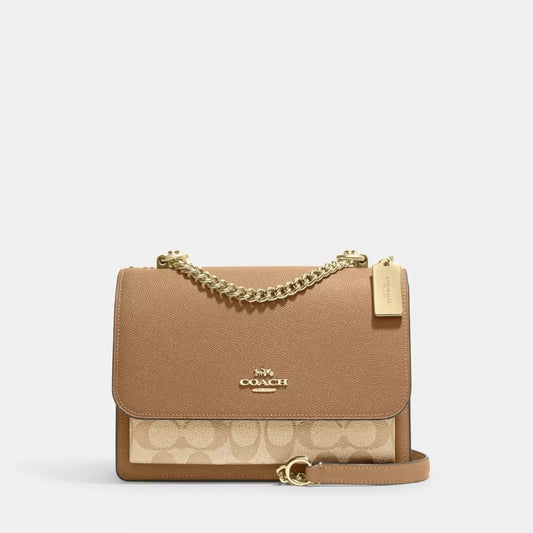 Coach Klare Crossbody Bag In Micro Signature Canvas