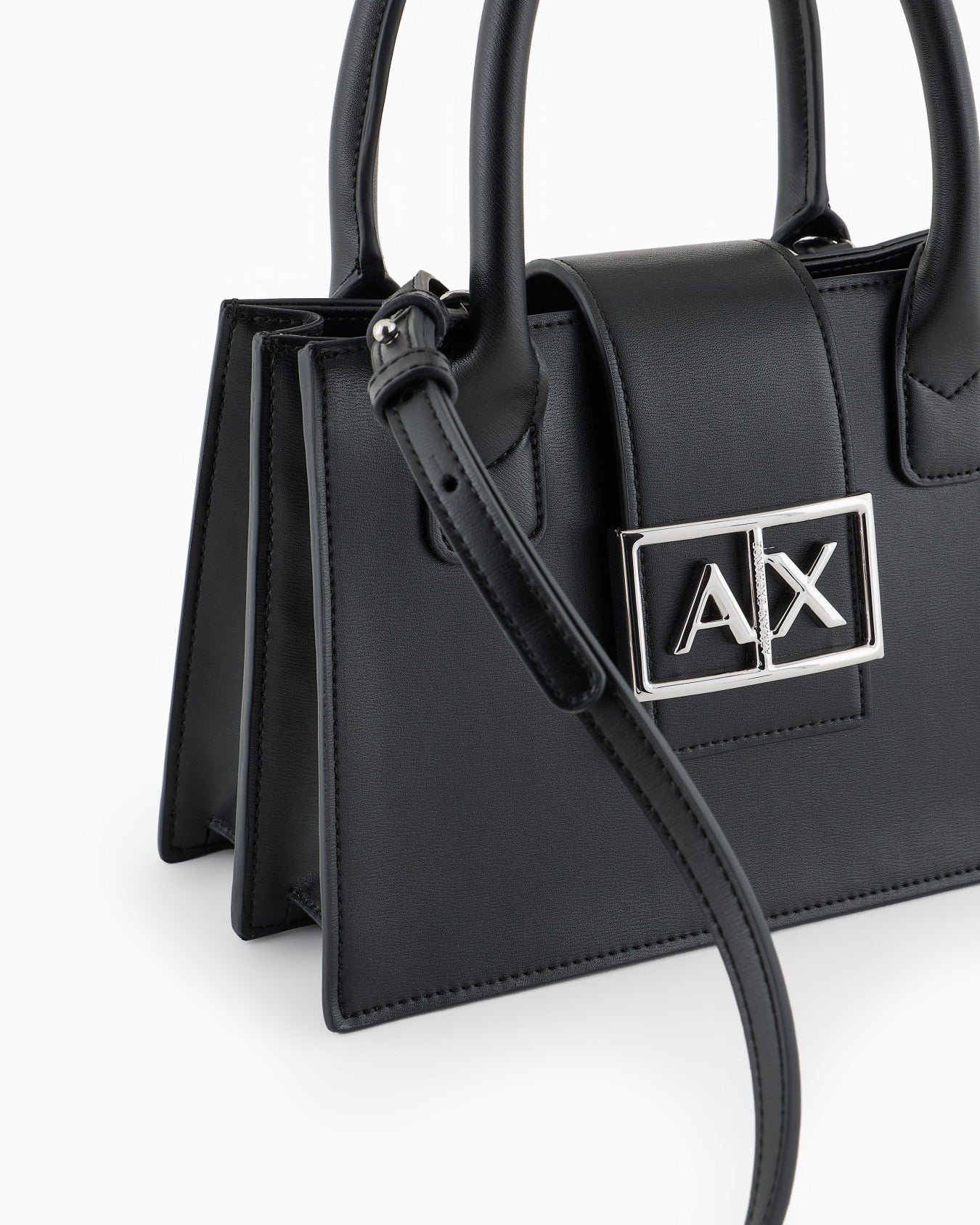 Armani Exchange Black Handbag with Shoulder Strap