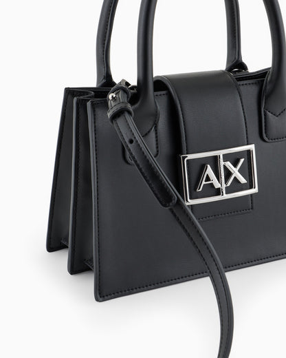 Armani Exchange Black Handbag with Shoulder Strap