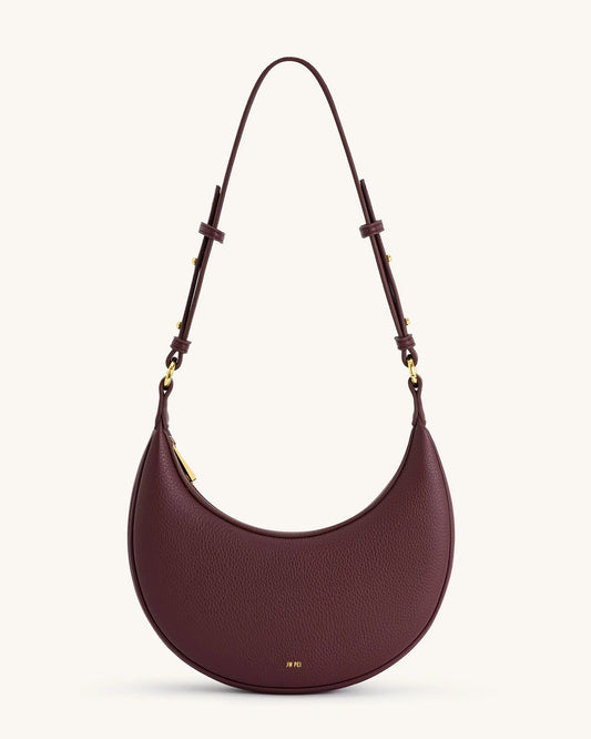 JW Carly Medium Shoulder Bag - Deep Claret