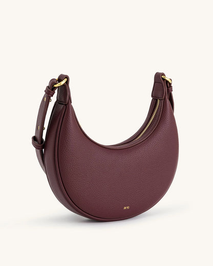 JW Carly Medium Shoulder Bag - Deep Claret