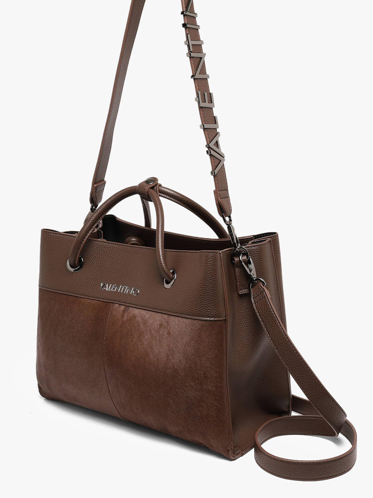Valentino Alexia Shopping Bag in Moro