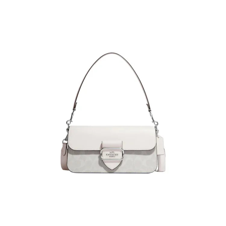 Coach MORGAN SHOULDER BAG IN SIGNATURE CANVAS