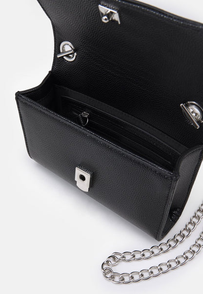 Valentino Silver Divina Cross-Body Chain Tassel Bag