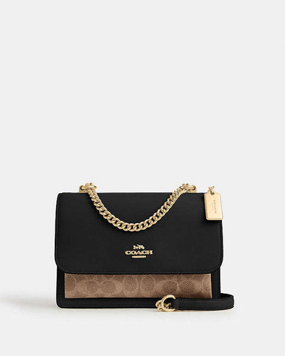 Coach Klare Crossbody Bag In Micro Signature Canvas