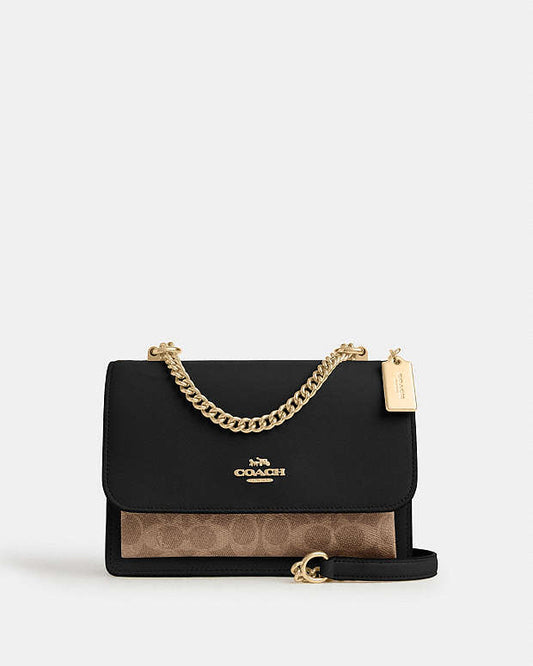 Coach Klare Crossbody Bag In Micro Signature Canvas