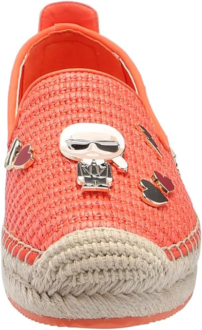 Karl Lagerfeld Paris Embellished Slip On Espadrilles size 9