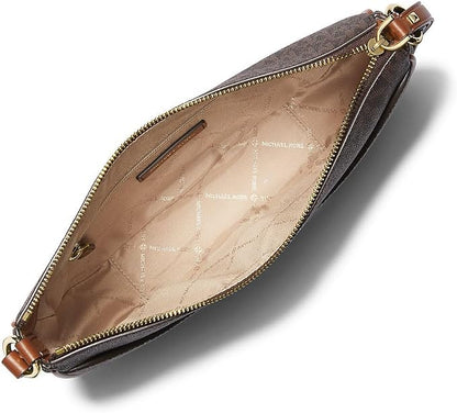 Michael Kors Crossbody Purse for Women Dover Small Crossbody purse (Brown)