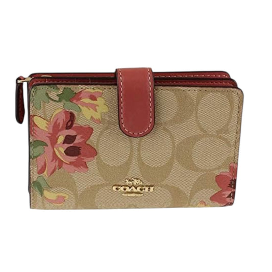 Coach medium wallet floral