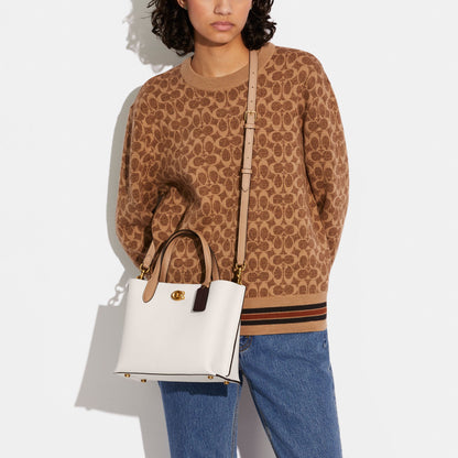 COACH WILLOW TOTE 24 IN COLORBLOCK