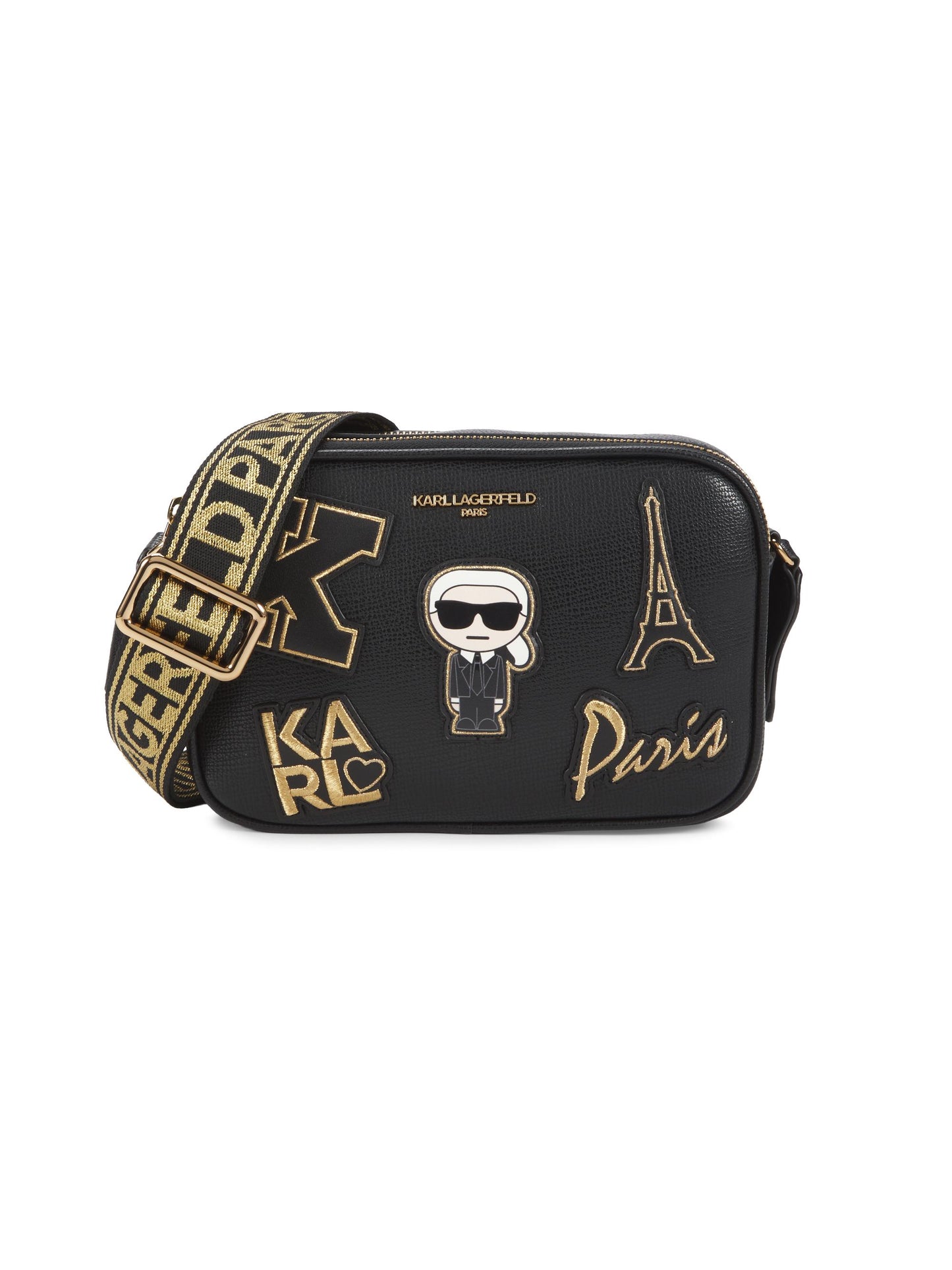 KARL LAGERFELD PARIS
Maybelle Paris Appliqué Crossbody Bag
