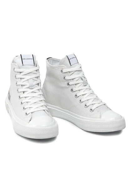 KARL LAGERFELD Fabric sneakers White size 38