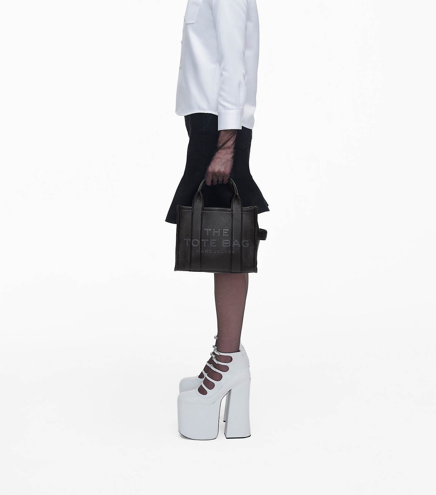 The leather small tote bag Marc Jacobs