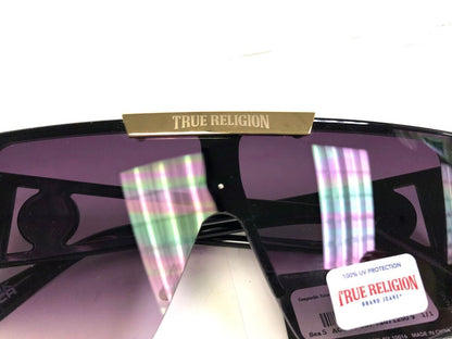True Religion Sunglasses Black/Purple Oversized without cover