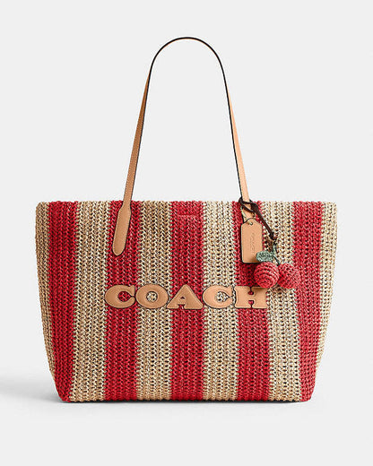 Coach Large City Tote Bag With Charms
