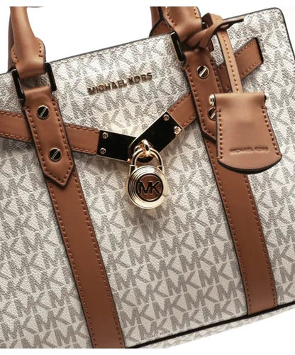 MICHAEL MICHAEL KORS
Nouveau Hamilton Small Logo and Leather Satchel