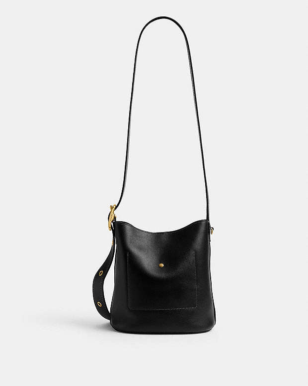 Coach Bleecker Bucket Bag 21 in black