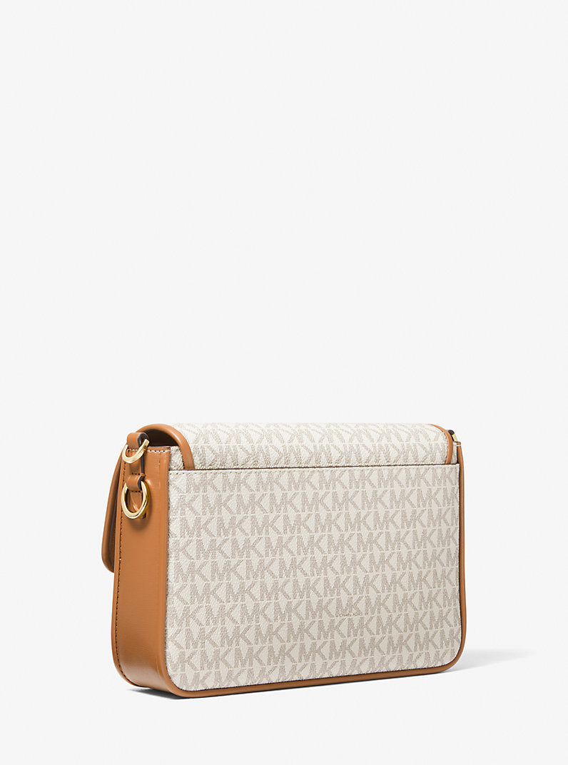 MICHAEL MICHAEL KORS
Bradshaw Medium Logo and Leather Messenger Bag