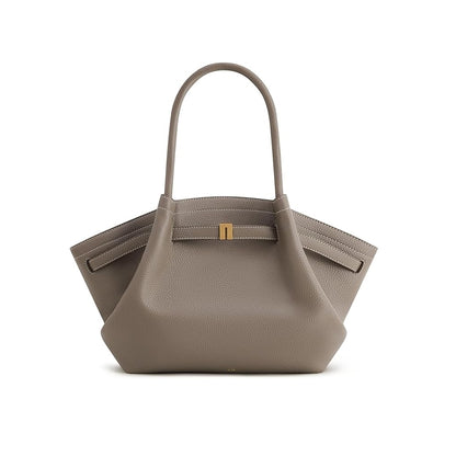 JW PEI Hana Medium Faux Straw Tote Bag in Gray