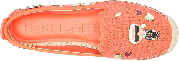 Karl Lagerfeld Paris Embellished Slip On Espadrilles size 9