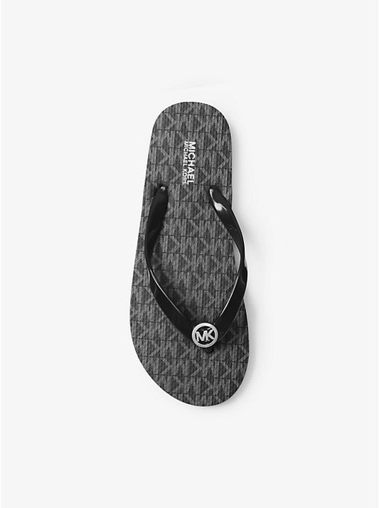 MICHAEL MICHAEL KORS Logo Flip-Flop size