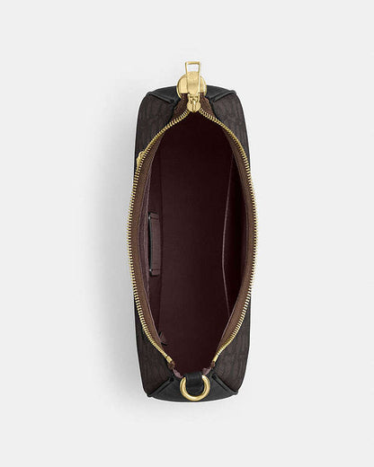 Coach Teri Hobo Bag In Signature Canvas