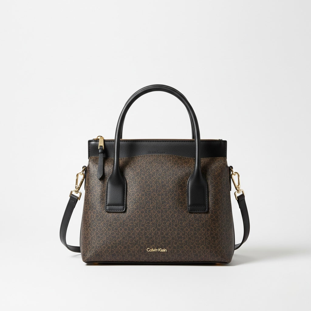 Calvin klein brown tote bag