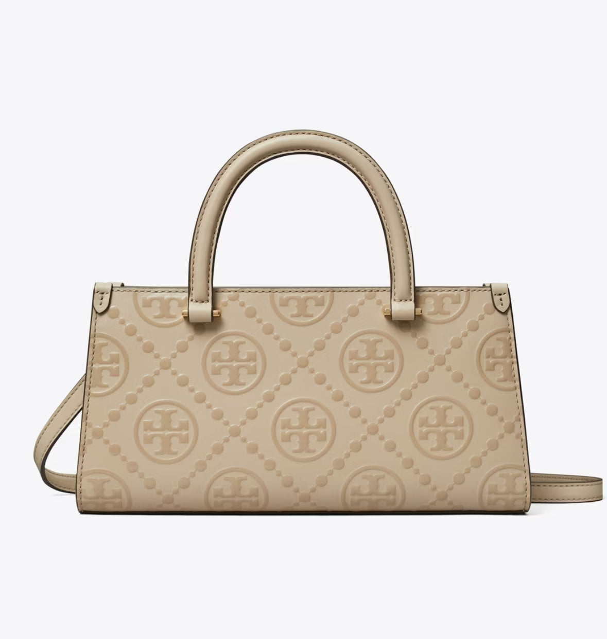Tory Burch T MONOGRAM EMBOSSED SMALL EAST-WEST TOTE