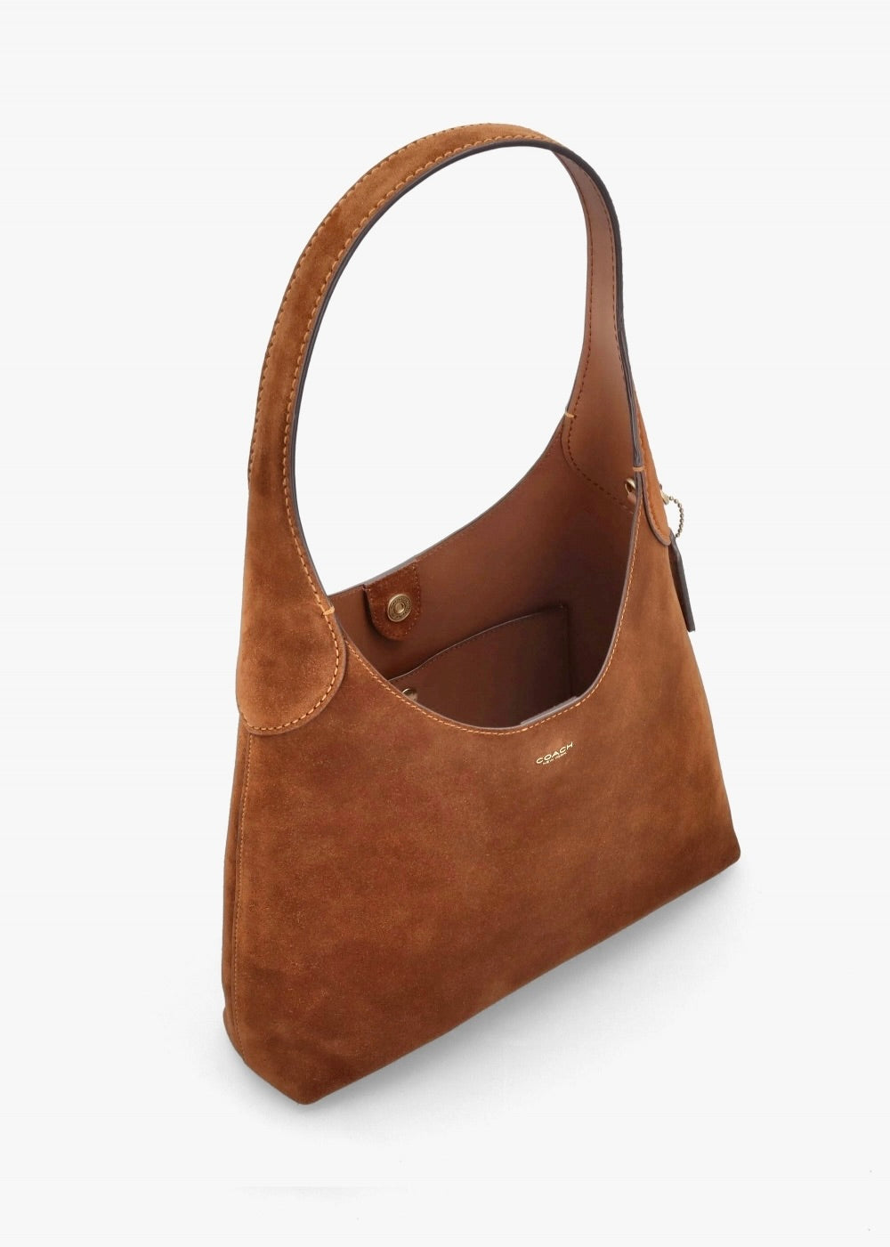 Coach Brooklyn Shoulder Bag 28 in suede material