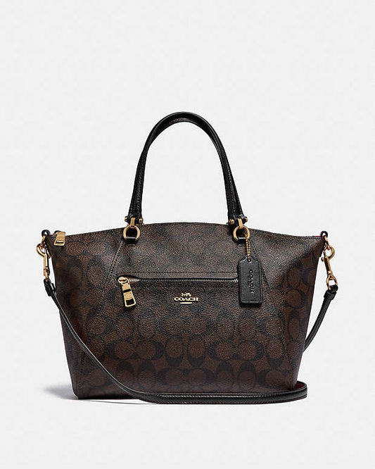 Coach Prairie Satchel In Signature Canvas