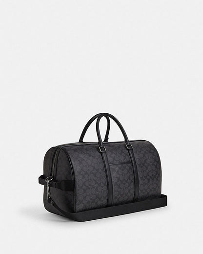 Coach VENTURER Classic Signature Canvas And Badge Handbag