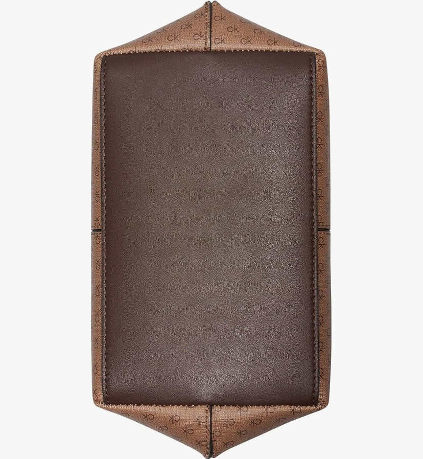 Calvin Klein Women's Granite Crossbody Bag khaki brown
