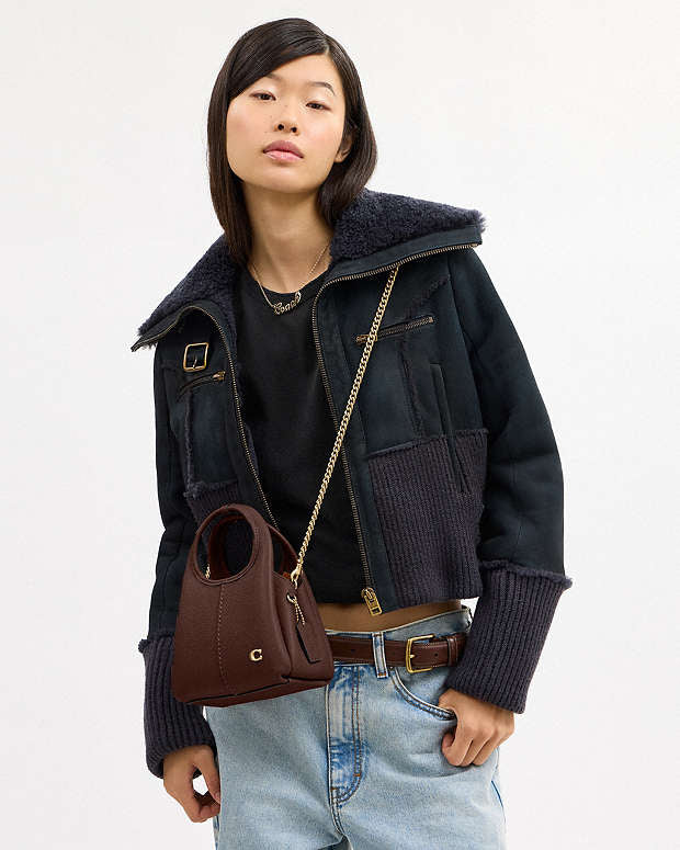 Lana Shoulder Bag 19 in maple