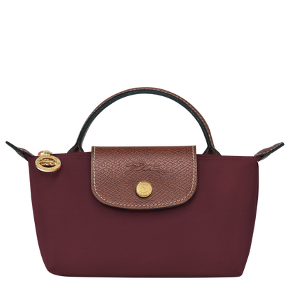 Longchamp original pouch in Burgundy