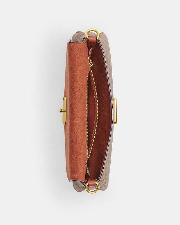 Coach Jet Shoulder Bag in signature canvas