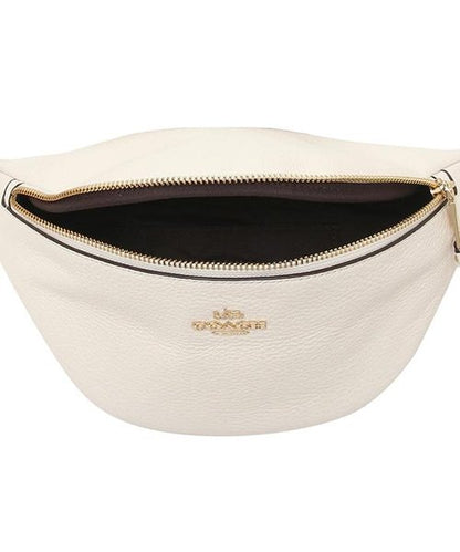 Coach waist Bag Women's Body Bag/Waist Plain Chalk White