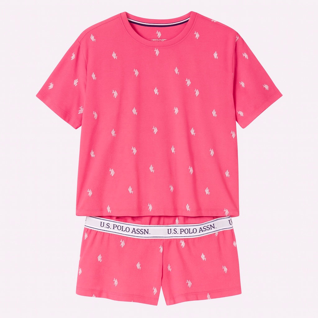 Us polo Assn. pajama t-shirt and shorts size Large