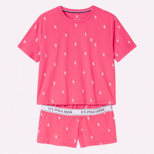 Us polo Assn. pajama t-shirt and shorts size Large