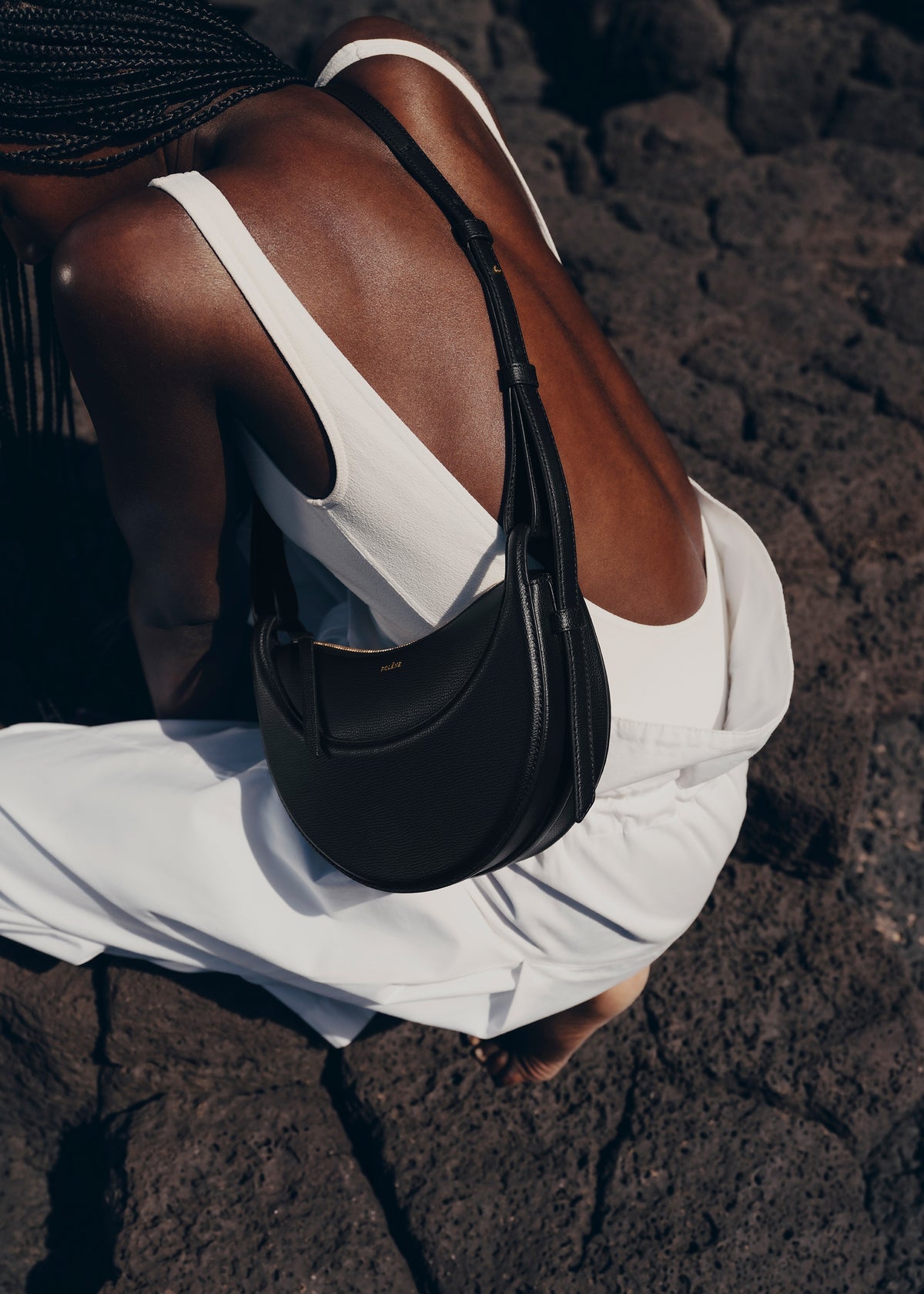 Polene Numéro Dix
Edition textured Black