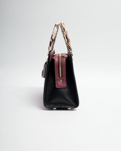 COACH GRACE MONOGRAM X PLUM MINI TOTE BAG