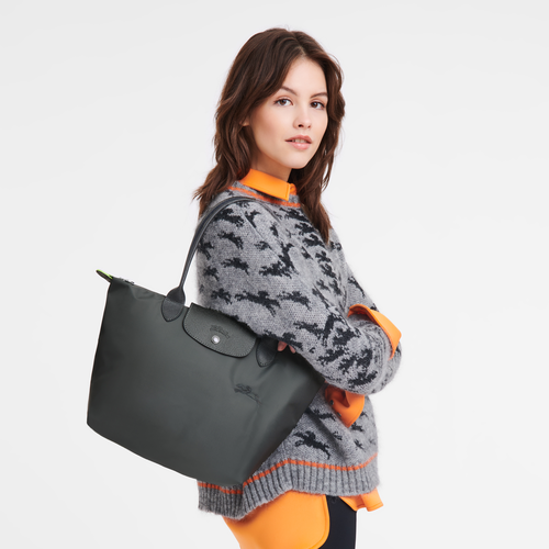 Longchamp Tote Bag Medium Le Pliage M Shoulder Bag- graphite