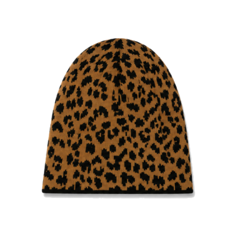 Kate Spade New York Classic Leopard Print Knit Beanie