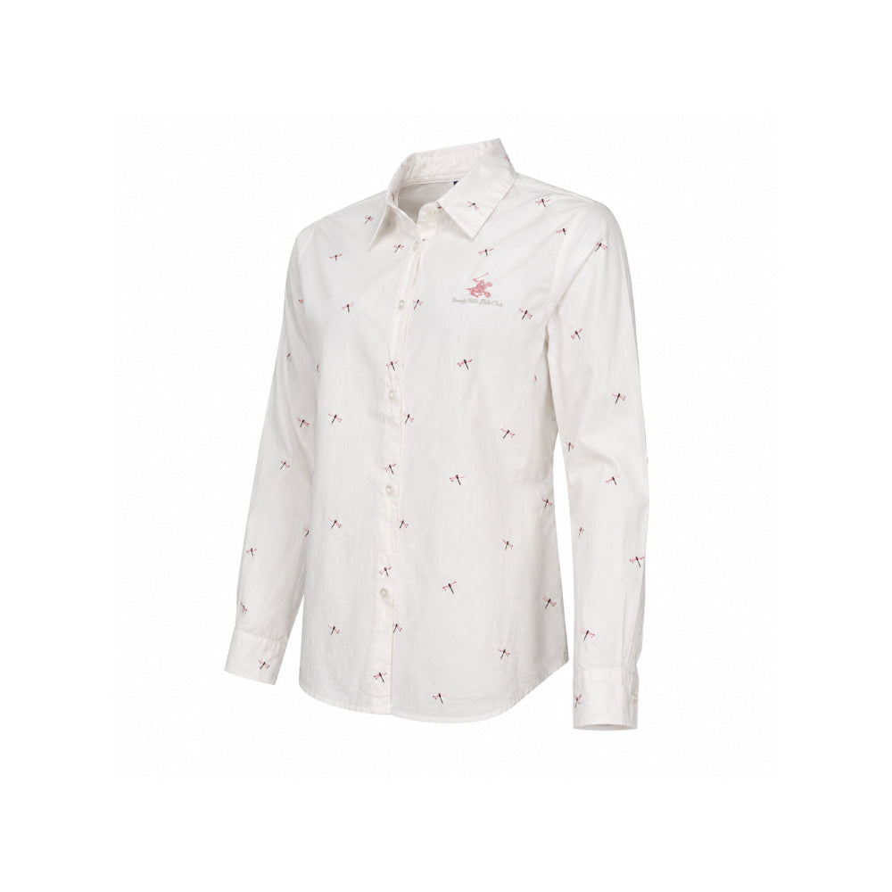Beverly Hills White Button-Down Shirt