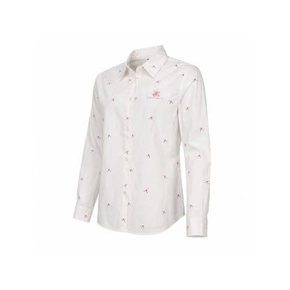 Beverly Hills White Button-Down Shirt