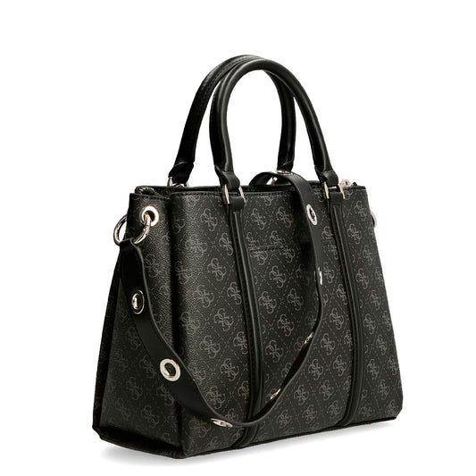 Guess Borsa a mano Washington Black Multi Color label BLACK/MULTI