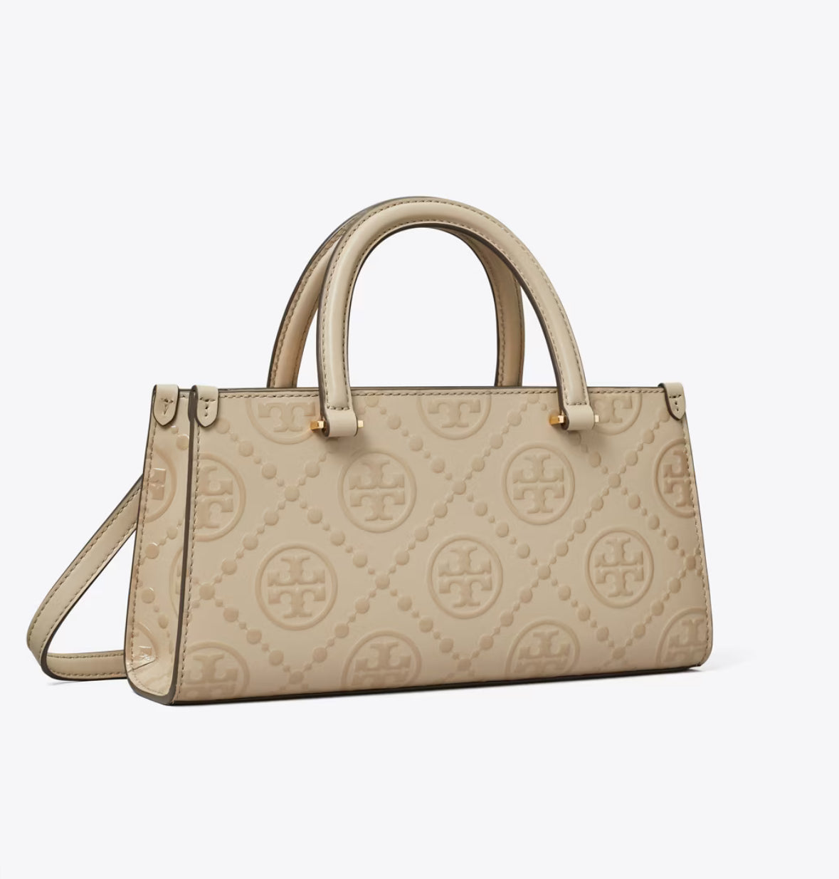 Tory Burch T MONOGRAM EMBOSSED SMALL EAST-WEST TOTE