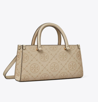 Tory Burch T MONOGRAM EMBOSSED SMALL EAST-WEST TOTE