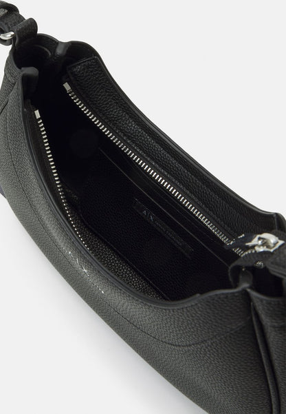 Armani Exchange WAVE HOBO - Cross body bag - nero