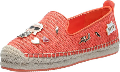 Karl Lagerfeld Paris Embellished Slip On Espadrilles size 9